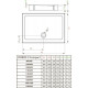 Душевой поддон RADAWAY Doros D Compact 1100х800х115 SDRD1180-05