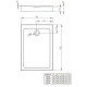Душевой поддон RADAWAY Doros F Compact 1400х800х120 SDRFP1480-05