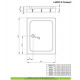 Душевой поддон RADAWAY Laros D Compact 900х800х170 SLD8917-01