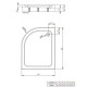 Душовий піддон RADAWAY Laros E Compact 1000х800х170 SLE81017-01R