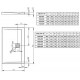 Душовий піддон RADAWAY Argos D 900х800х55 4AD89-01