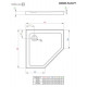 Душевой поддон RADAWAY Doros Plus PT 900х900х40 SDRPTP9090-01