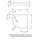 Душевой поддон RADAWAY Siros E Compact 800х900х170 SBE9817-1R