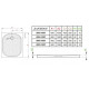Душевой поддон RADAWAY Zantos F 1200х800х32 M3ZNF1280-06