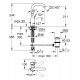 Смеситель для раковины Grohe Essence New 32628001