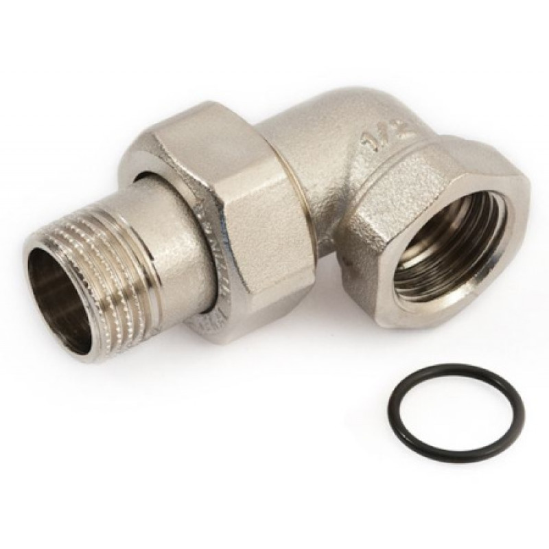 Американка General Fittings угловая никелированная 1/2" НВ 2700I4N040400A