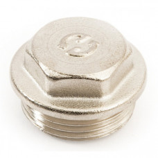 Заглушка General Fittings латунная никелированная 1/2" НР 260040N040000A