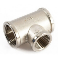 Трійник General Fittings латунний нікельований 1"x3/4"х1" ВВВ 270013N100510A