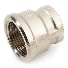 Муфта General Fittings латунная никелированная 1/2"х3/4" ВВ 260047N050400A