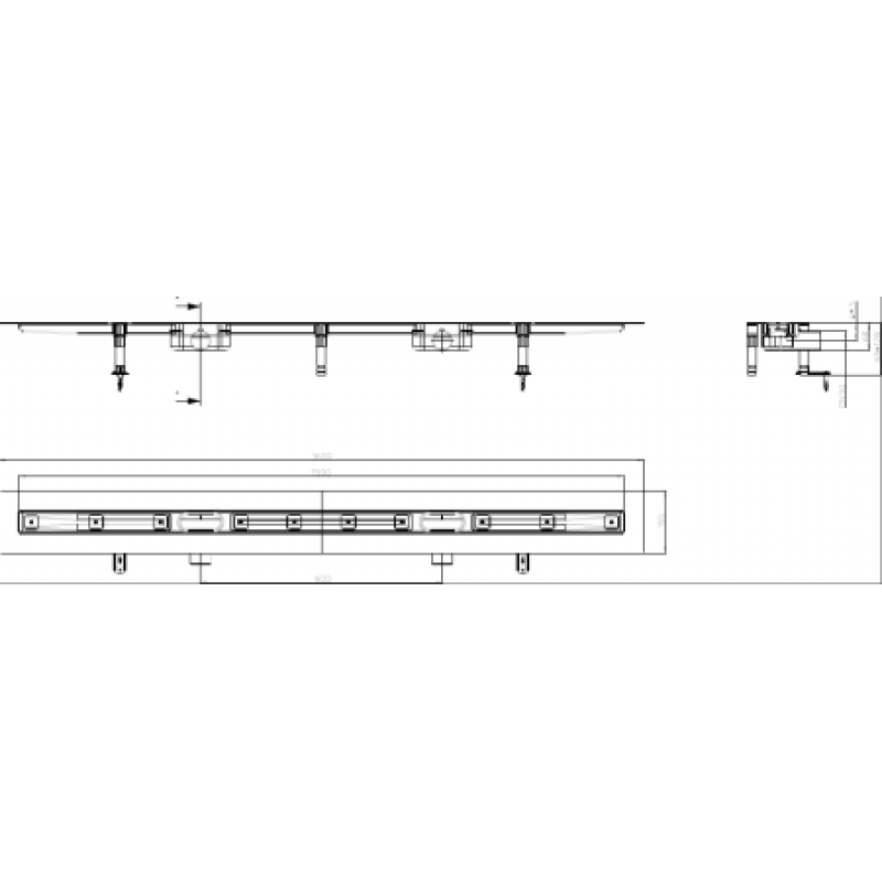 Душовий лоток HL50FU.0/160