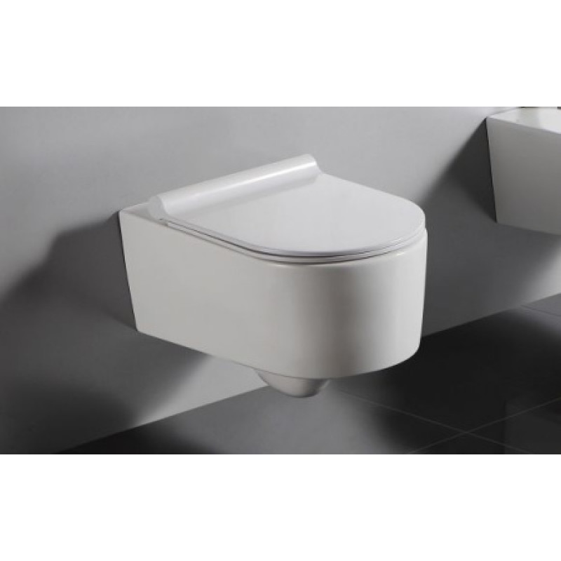 Унітаз підвісний Bathco ELBA + кришка 4529/UF