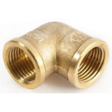 Уголок General Fittings латунный никелированный 1/2"х1/2" ВВ 270025N040400A
