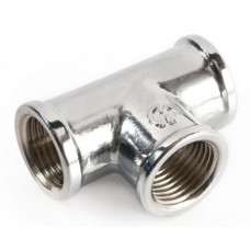 Тройник General Fittings латунный никелированный 3/4" ВВВ 270014N050505A