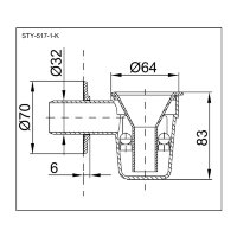 Сифон для бойлера Styron STY-517-1
