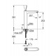 Змішувач для раковини Grohe Eurodisc Joy XL 23428LS0