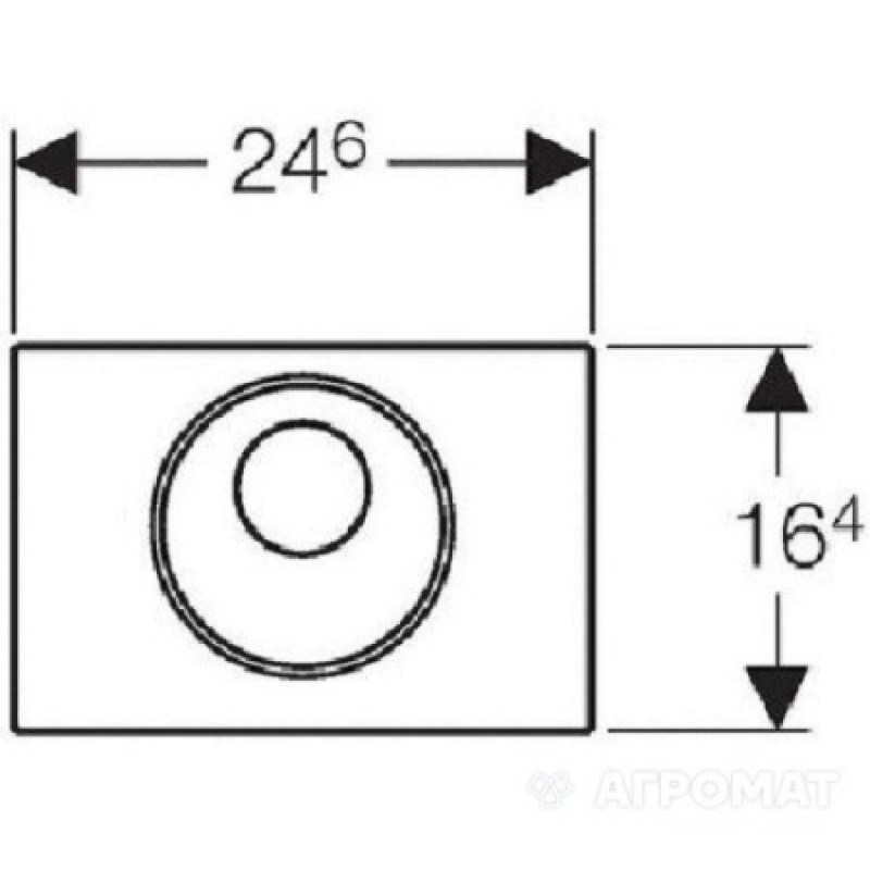 Панель смыва ИК Geberit Sigma 10 нержавеющая сталь 115.856.SN.1