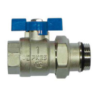 Кран шаровый IVR 1 1/4" НВ с американкой 198012008