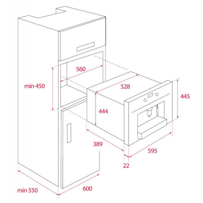 Кавоварка вбудована Teka CLC 855 GM 111630003