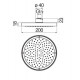 Верхний душ Nobili 200 мм AD139/10CNLP