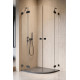 Душевая кабина Radaway Essenza Pro Black PDD 900х2000 R 10095090-54-01R