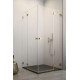 Душевая кабина Radaway Essenza Pro Gold KDD 1000х2000 L 10096100-09-01L