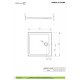 Душевой поддон RADAWAY Doros C 800х800х45 SDRC8080-01-64S