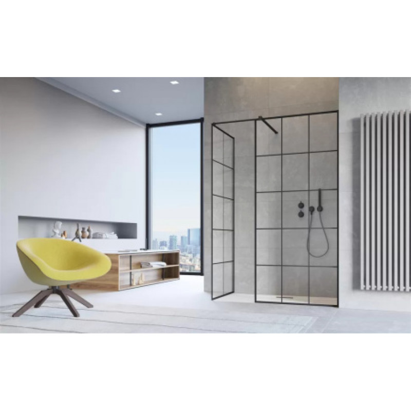 Душевая кабина Radaway Modo II New Black Factory 850х2000 389085-54-55