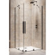 Душевая кабина Radaway Furo Black KDD 900х2000 R 10105090-54-01R