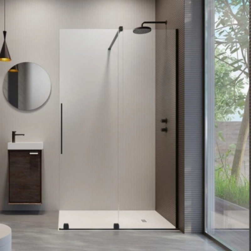 Душевая кабина Radaway Furo Black Walk-In 588х2000 R 10106588-54-01R