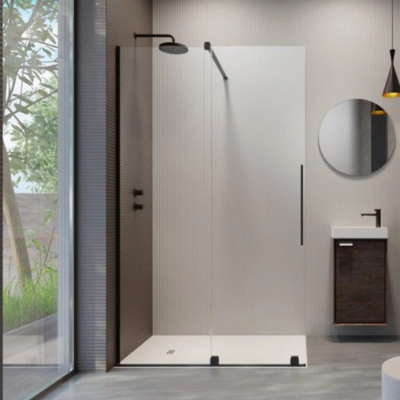 Душевая кабина Radaway Furo Black Walk-In 738х2000 L 10106738-54-01L