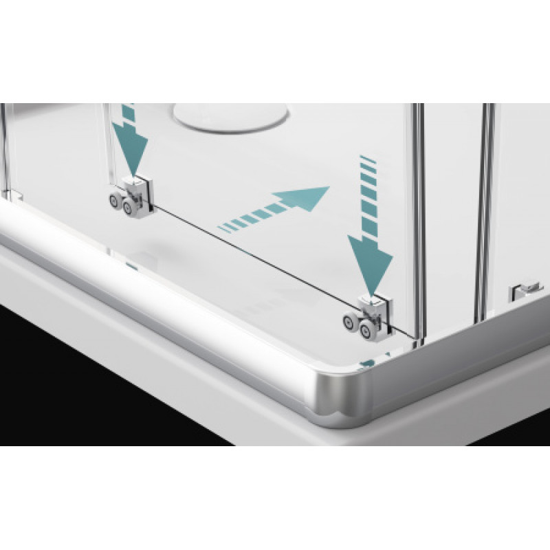 Душевая кабина Radaway Premium Plus DWD 1600х1900 33363-01-06N