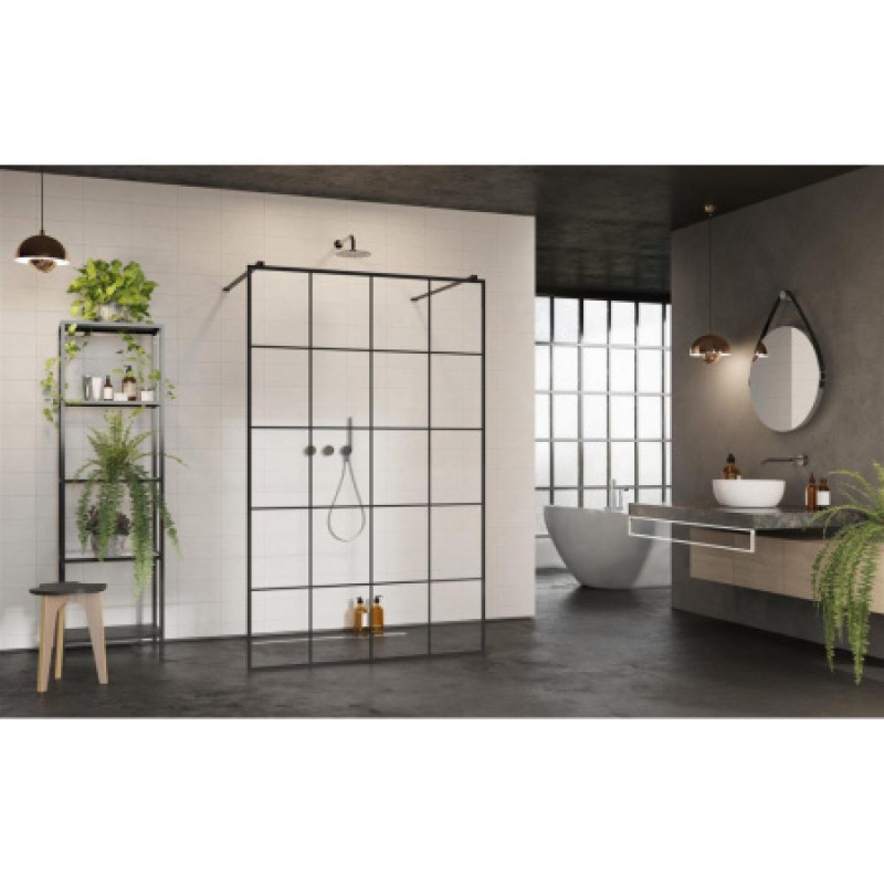 Душевая кабина Radaway Modo X I Black Factory 1200х2000 388324-54-57