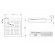 Душевой поддон RADAWAY Tinos C Compact 900х900х160 S4TIC9090-08