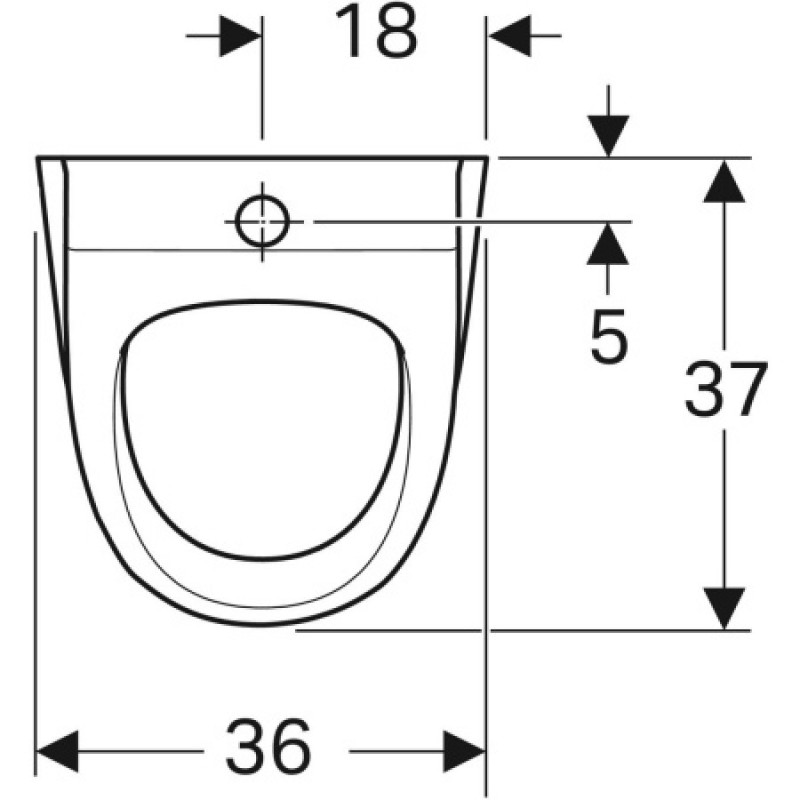 Уринал Geberit Selnova 500.343.01.1
