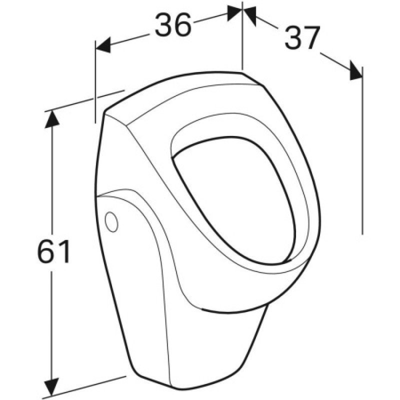 Уринал Geberit Selnova 500.343.01.1