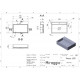 Раковина Miraggio Mares 590х426 мм 0000213
