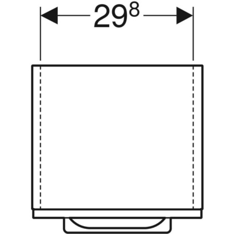 Пенал Geberit Selnova Square 850х330 501.276.00.1