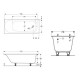 Ванна акрилова Geberit Soana 1700х700