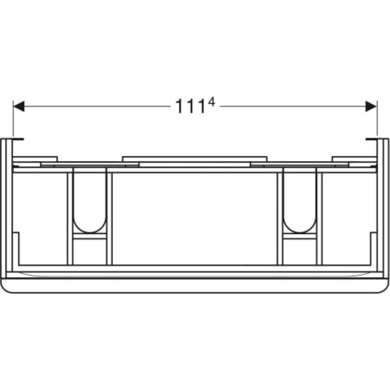 Тумба під умивальник Geberit Smyle Square 1200х480