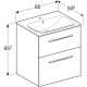 Комплект (тумба+раковина) Geberit Selnova Square 600х480 501.238.00.1