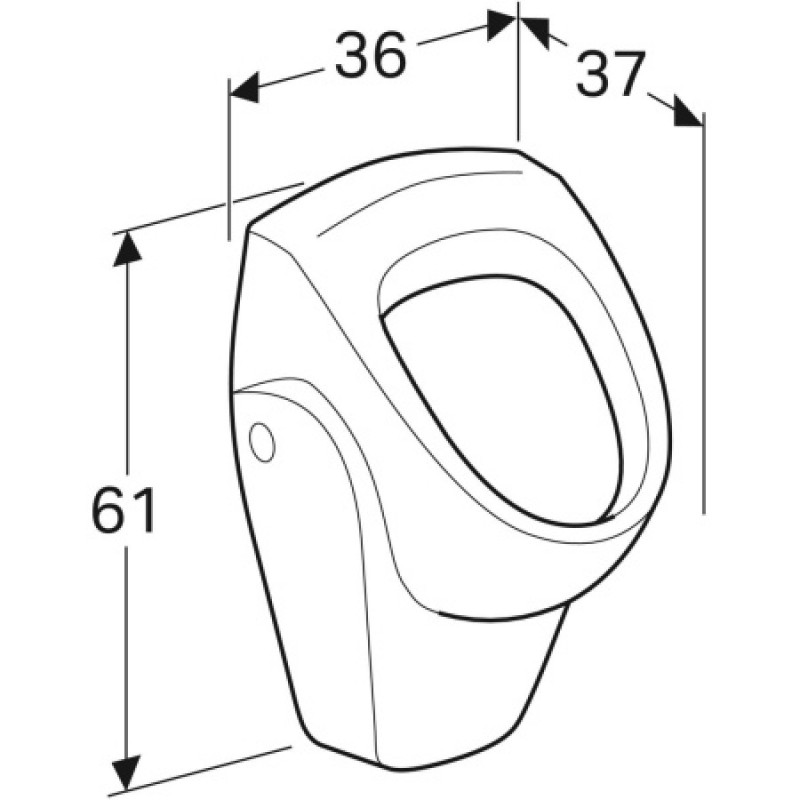 Уринал Geberit Selnova 500.344.01.1