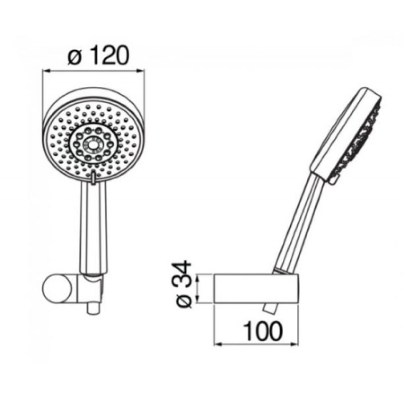 Душовий гарнітур Nobili AD146/48WM
