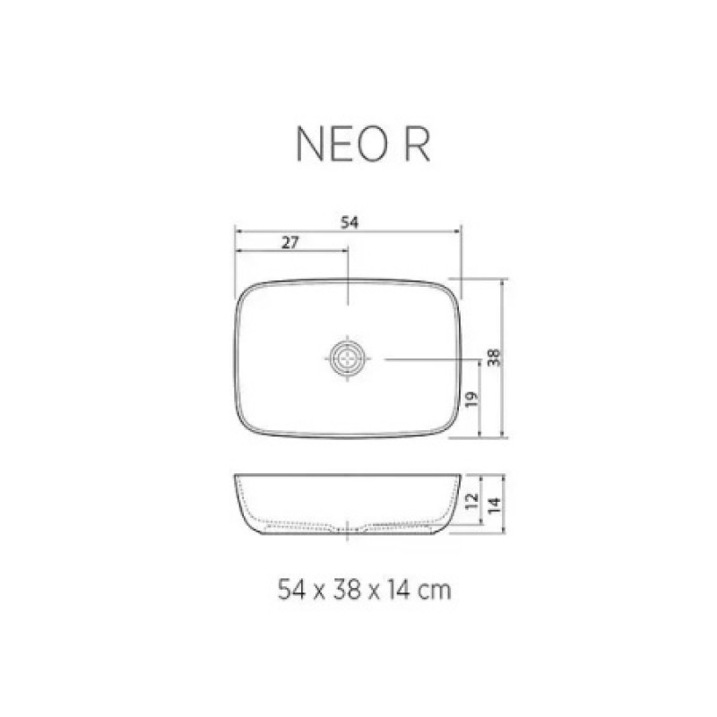 Раковина Balteco Neo R 540х380 мм 540380NEOR