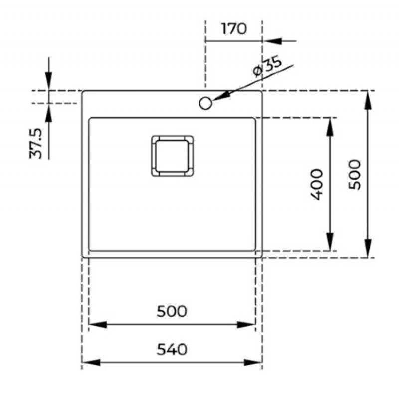 Кухонная мойка Teka SilentSmart 540х500 115000018