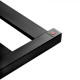 Сушка для рушників Terma Vivo 910x500 (soft 9005) + DRY прихований (400 W) E8 WLVOV091050 K S95 E8 DRYM