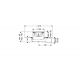 Корпус трапу Kessel горизонтальний Ultraflat54 DN50 44750