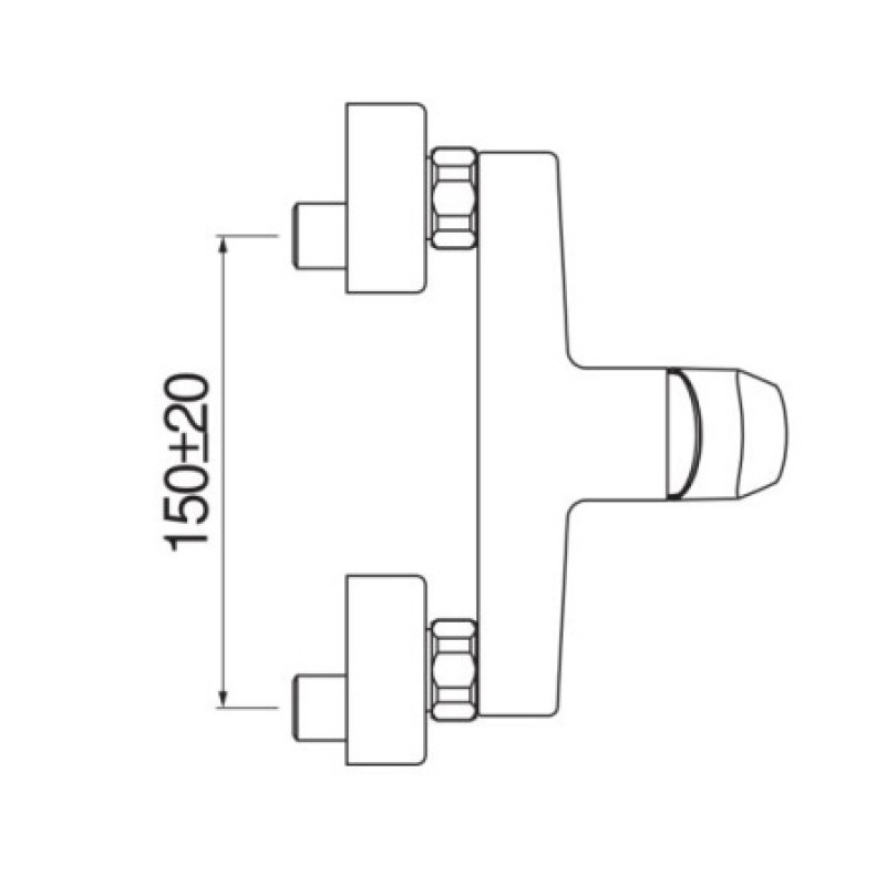Смеситель для душа Nobili Blues BS101130CR