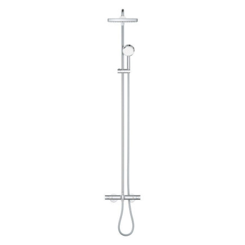 Душевая система с термостатом Grohe Tempesta Cosmopolitan Cube 250 26691000