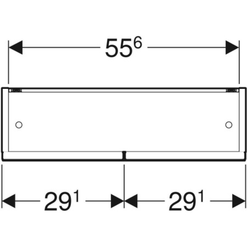 Шкафчик-зеркало Geberit Selnova Square 588х850х175 мм 501.264.00.1