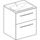 Комплект (тумба+раковина) Geberit Selnova Square 550х480 501.232.00.1